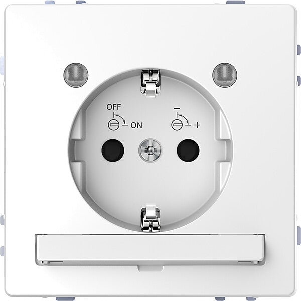 Merten SCHUKO-Steckdose lotosws m.Lichtauslass MEG2304-6035